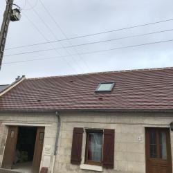 Toiture tuiles plates (Aprés) Compiègne
