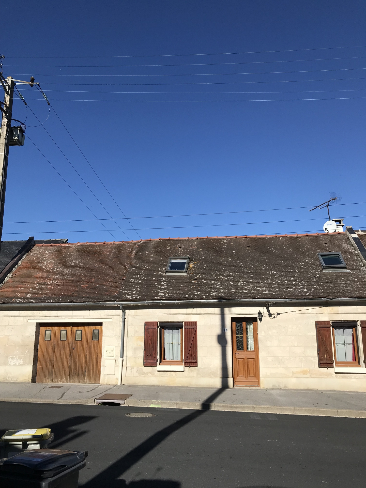 Toiture tuiles plates (Avant) Compiègne