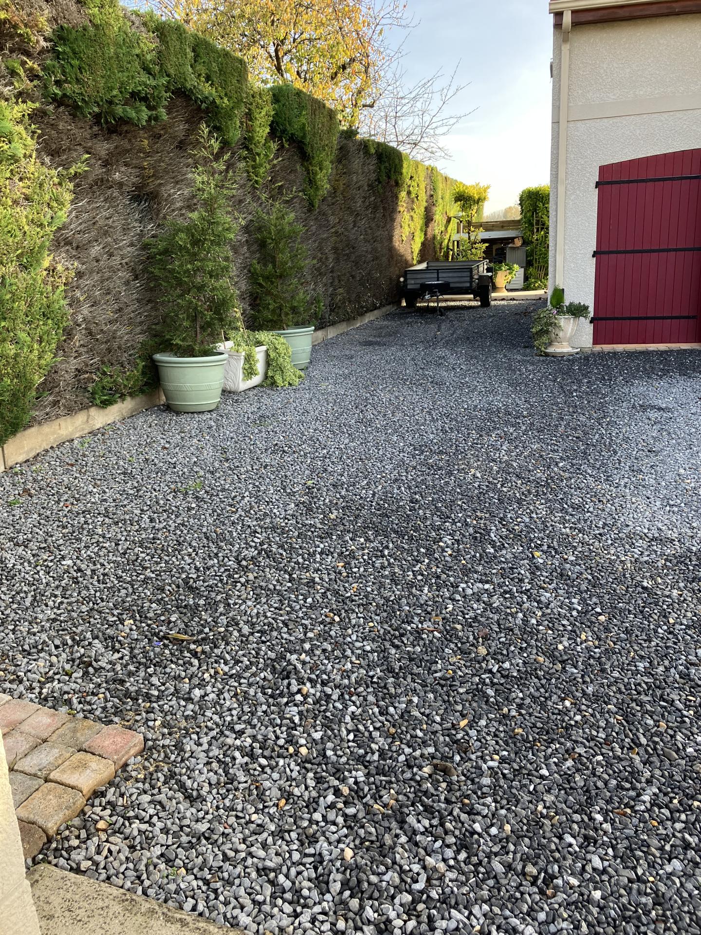 Pose de pavage Avant Compiègne