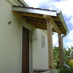 Création d'auvent bois Compiègne Oise (60)