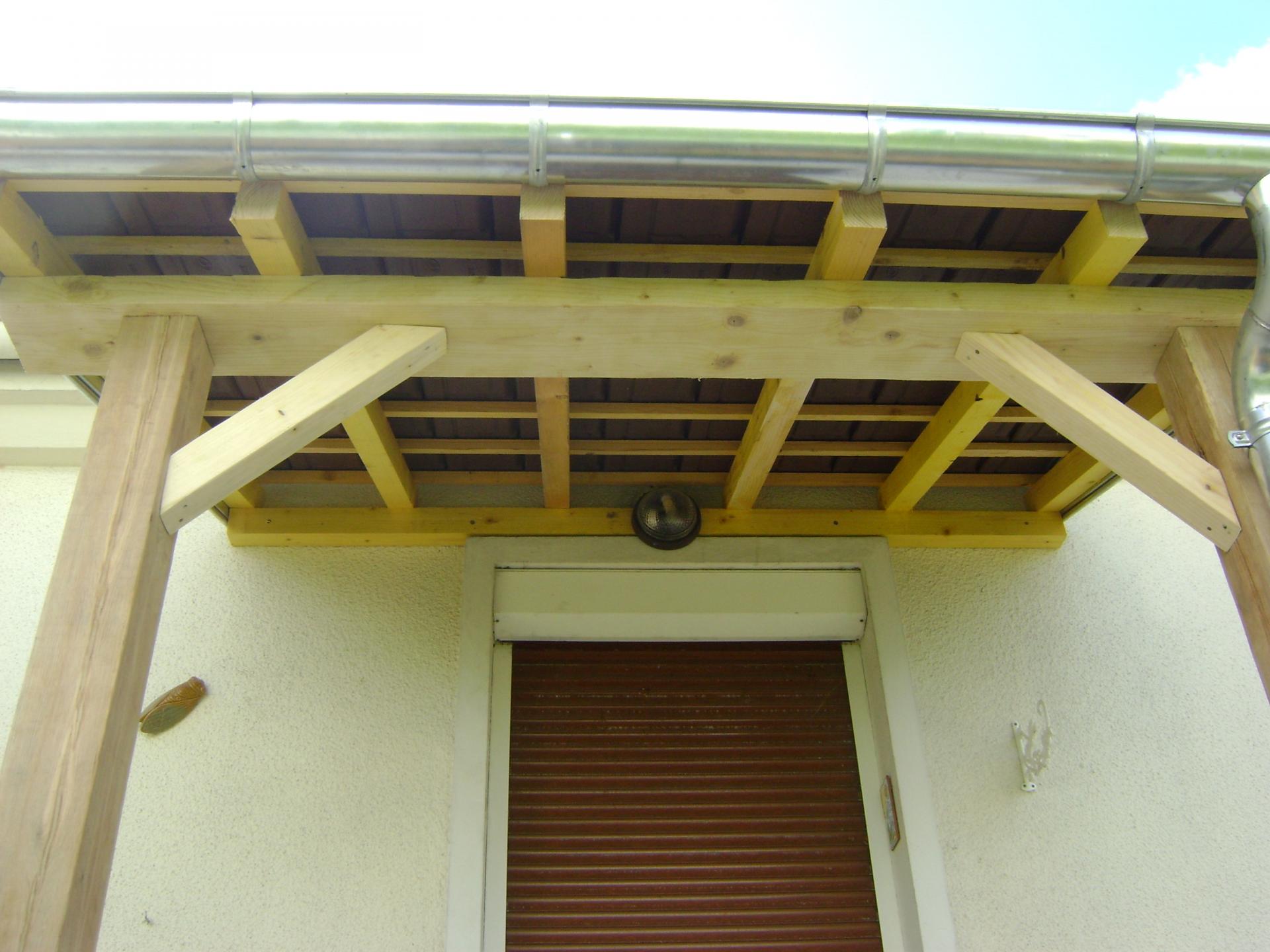 Création d'auvent bois Compiègne Oise (60)