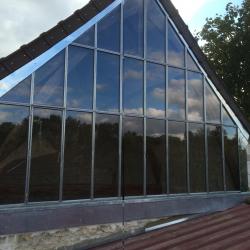 Création d'un pignon en verre Venette Oise ( aprés)