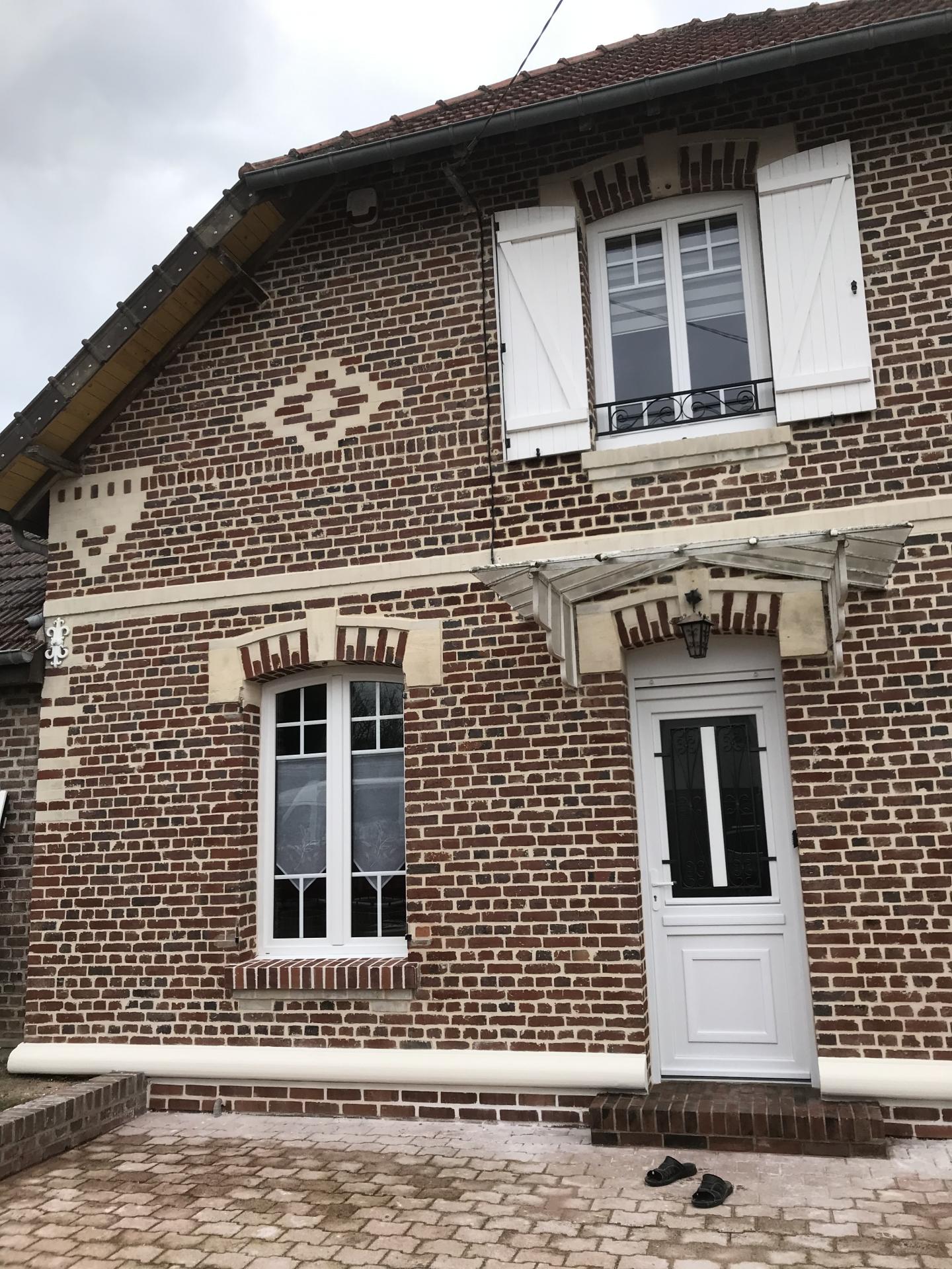 Rejointoiement Façade en briques finie Oise