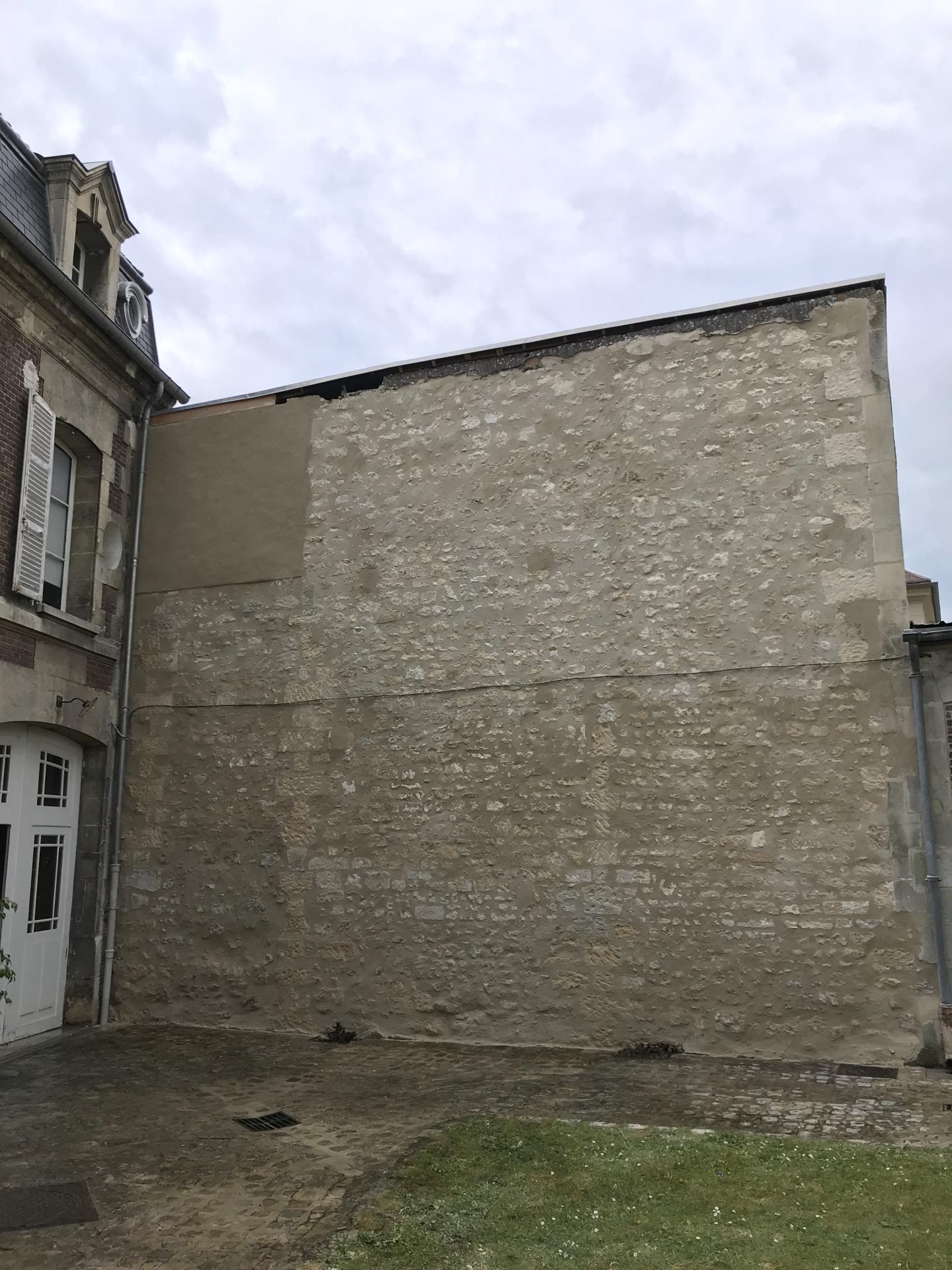 Rejointoiement Façade en moellon (aprés)