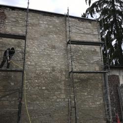 Rejointoiement Façade en moellon (fin)