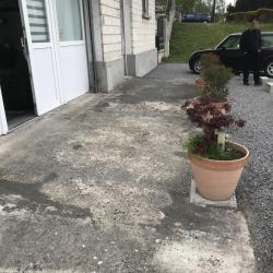 Pose de pavage avant Compiègne Oise