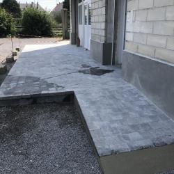Pose de pavage après Compiègne Oise (60)