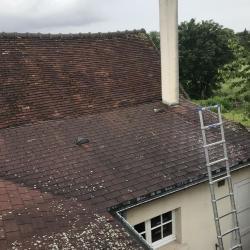 Toiture en Shingle  avant terrasse Zinc Oise