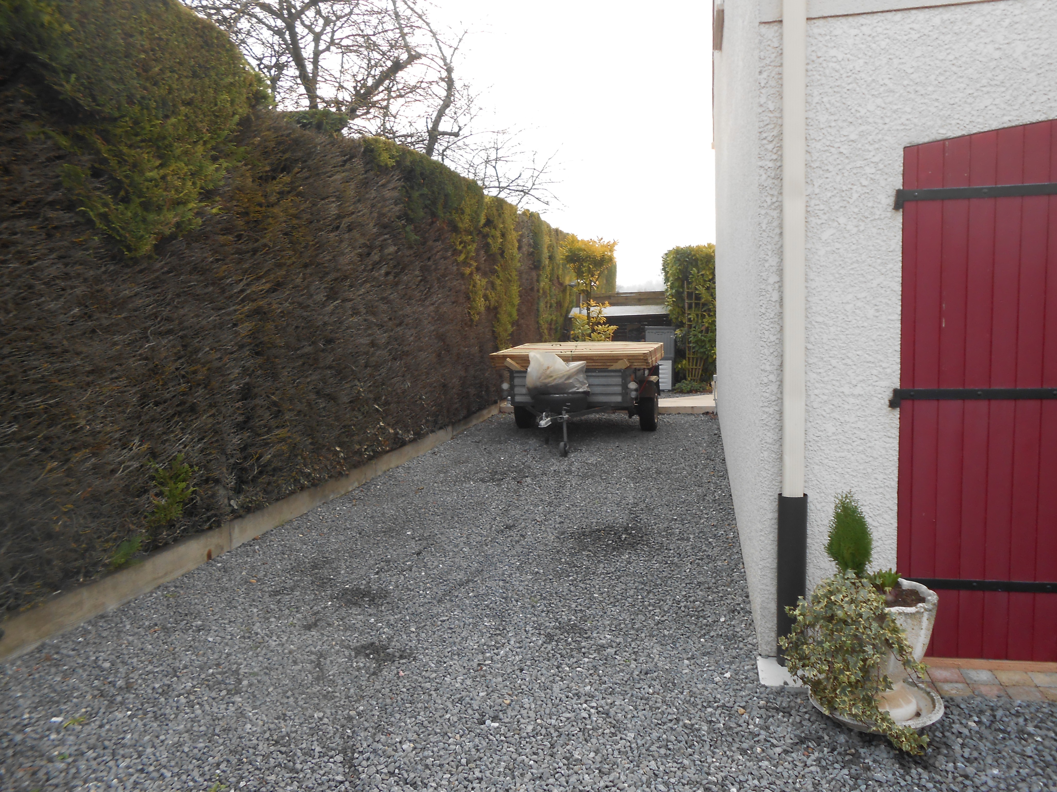 Chantier pavage avant