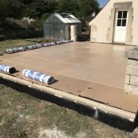 Etanchéité Terrasse en cours d'isolation